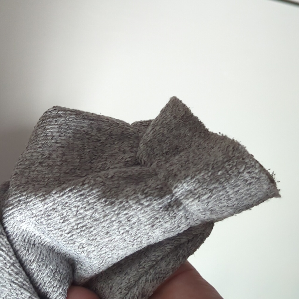 Zara Gray Textured Ruffle-Hem Sweater - Picture 4 of 5
